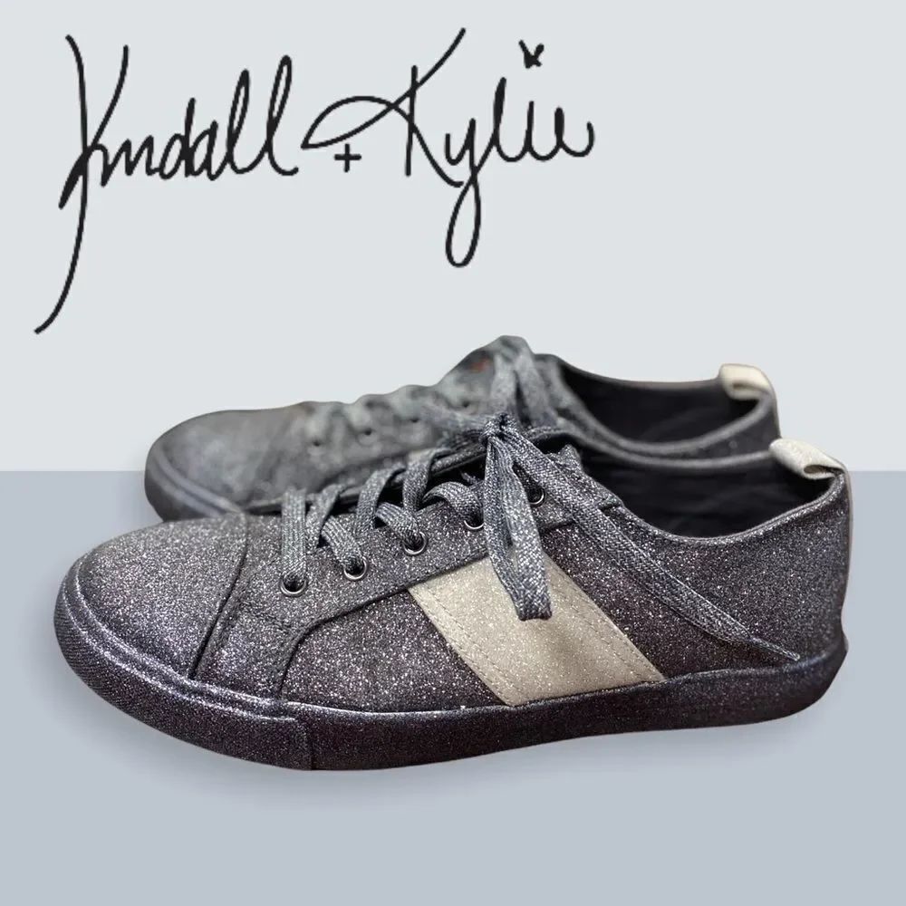 Kendall + Kylie "Obey" Sparkle & Shine Sneakers 9
